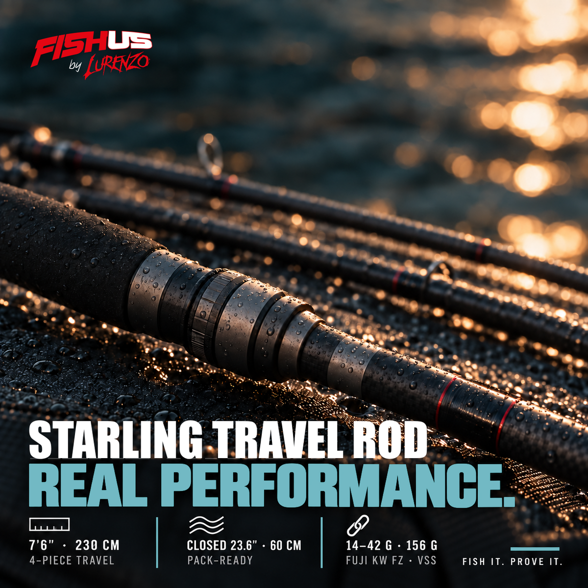 Fishus Starling Travel Rod